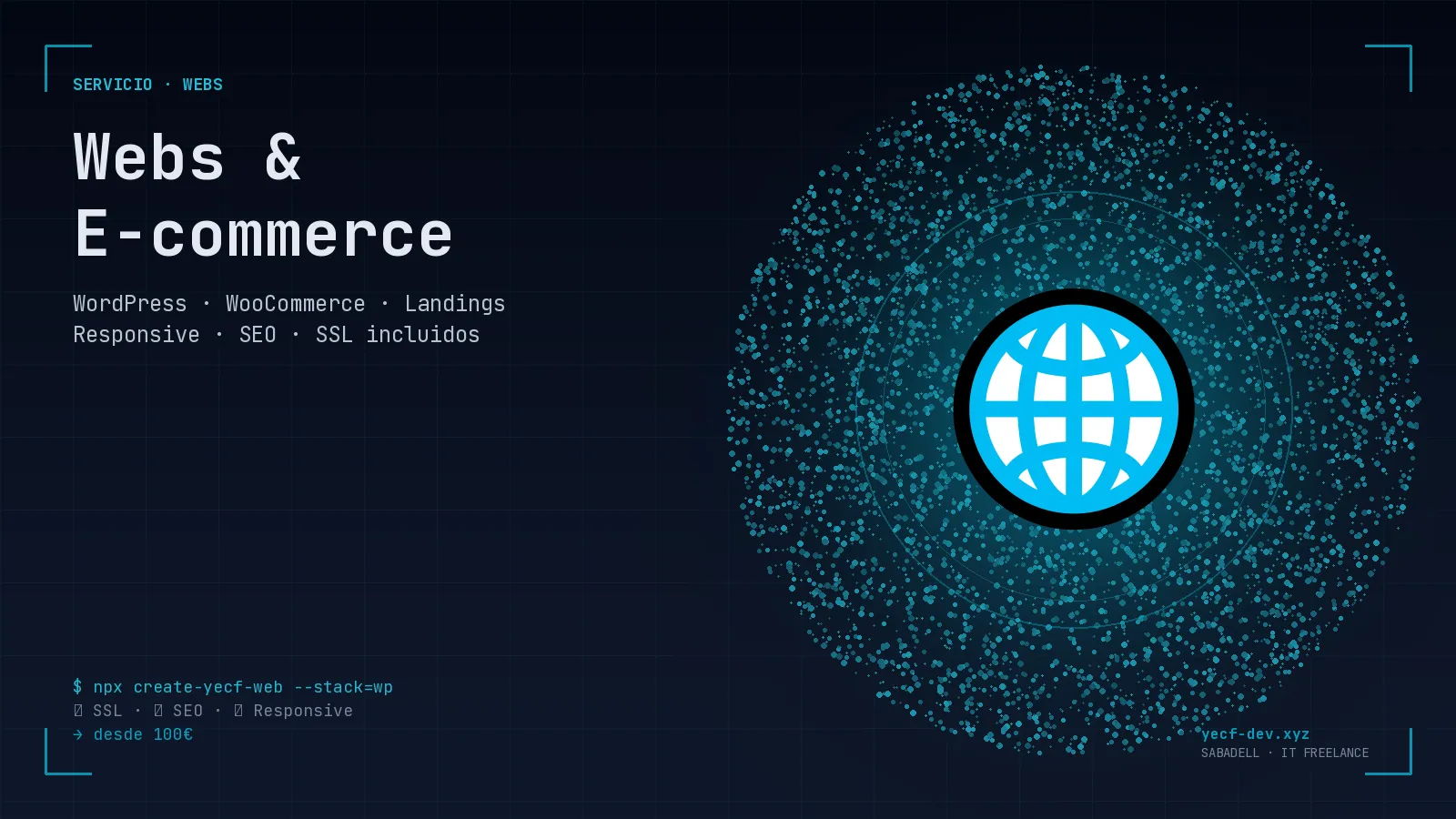 Servicio Diseño Web — yecf-dev