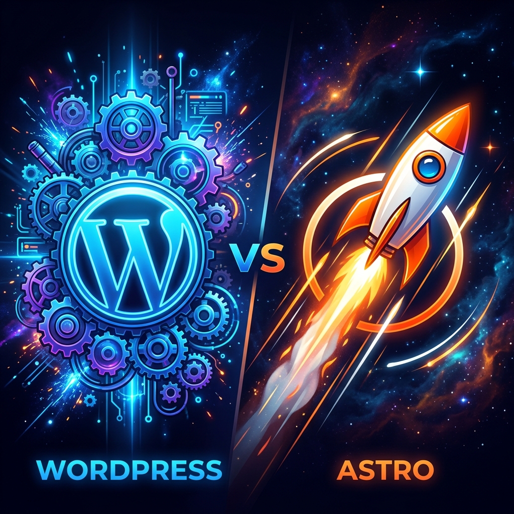 Por qué deberías migrar tu web de WordPress a Astro en 2026